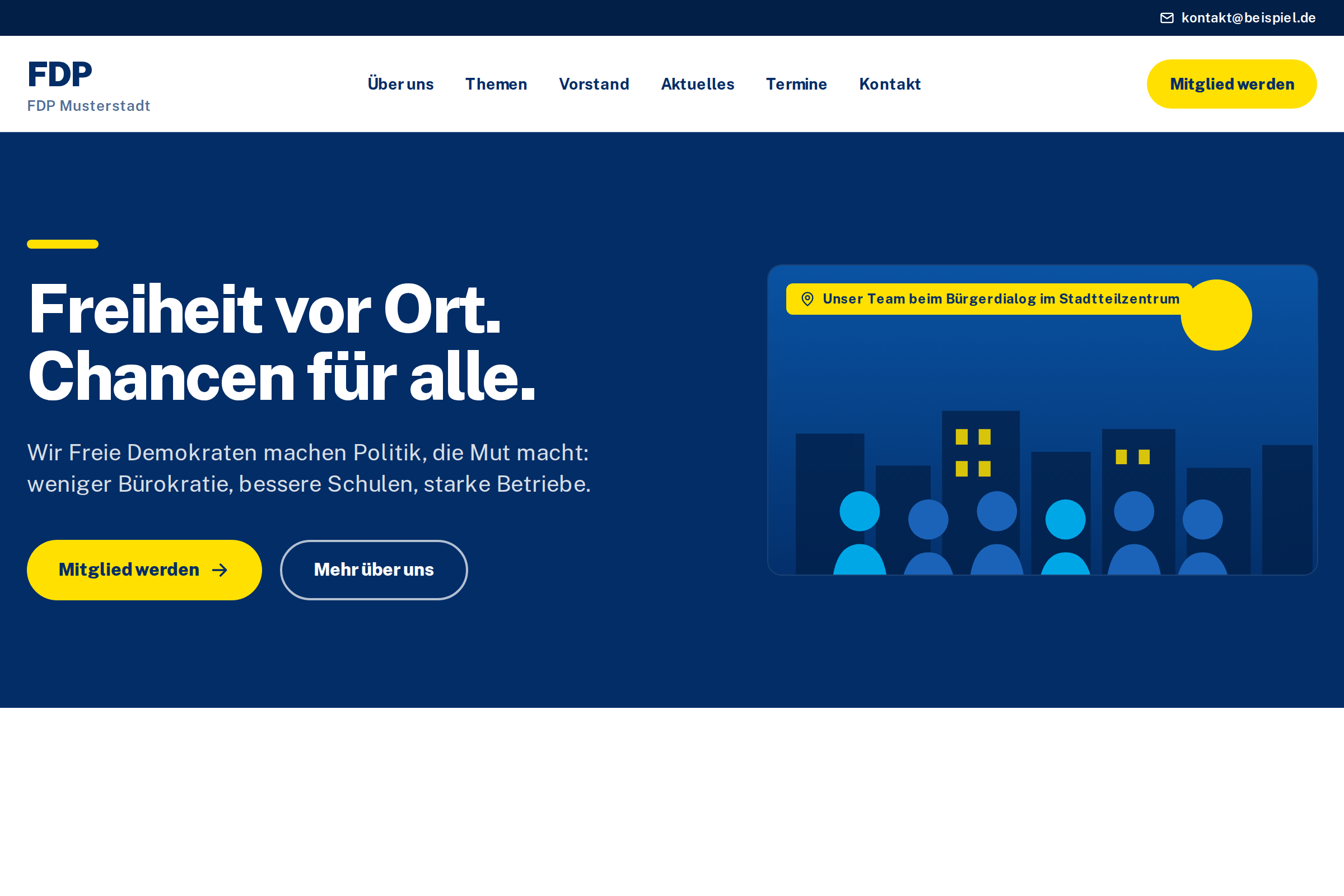 Vorschau des Layouts „Strukturiert"